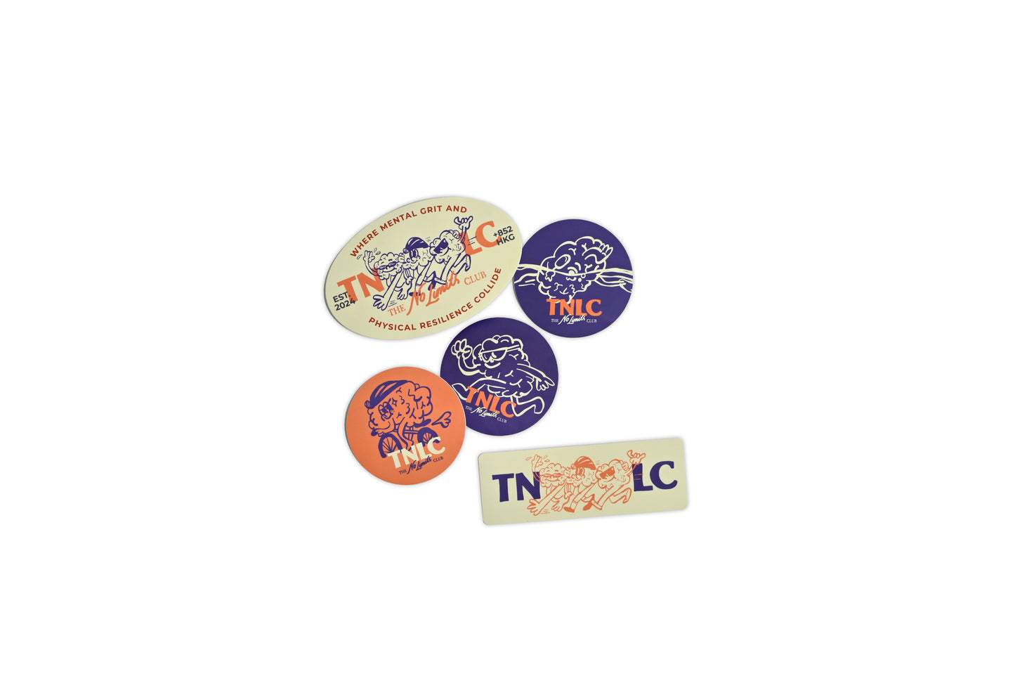 TNLC Sticker Pack (5-Piece Set)